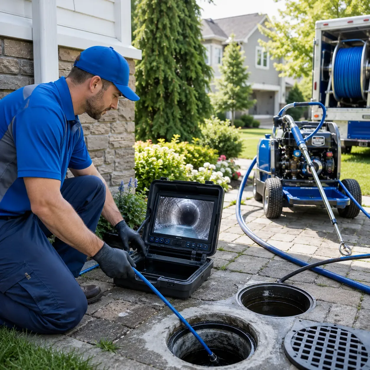 Outdoor drain cleaning professionals serving Mamaroneck, NY